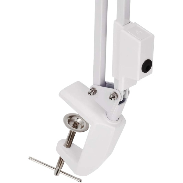 Helle LED-Lupenleuchte, 700 Lumen, 1,75x Vergrösserung, Gelenkarm – 6W, 42 SMD LEDs, weiss, für Lesen, DIY, Handwerk & mehr