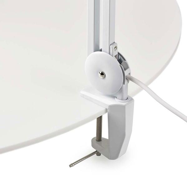 Helle LED-Lupenleuchte, 685 Lumen, 1,75x Vergrößerung, Gelenkarm – 9W, 56 SMD LEDs, weiss, für Lesen, Handwerk & mehr