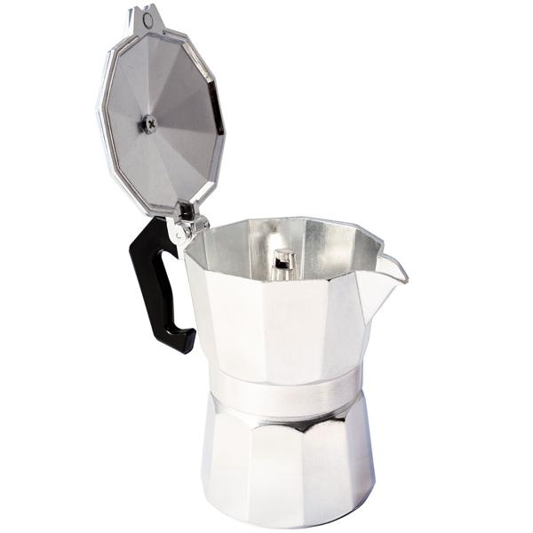 Klassischer Espressokocher aus Aluminium, 150 ml für 3 Tassen - Traditioneller Kaffeegenuss, für aromatischen Espresso wie vom Barista