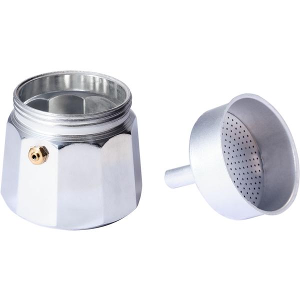 Klassischer Espressokocher aus Aluminium, 150 ml für 3 Tassen - Traditioneller Kaffeegenuss, für aromatischen Espresso wie vom Barista