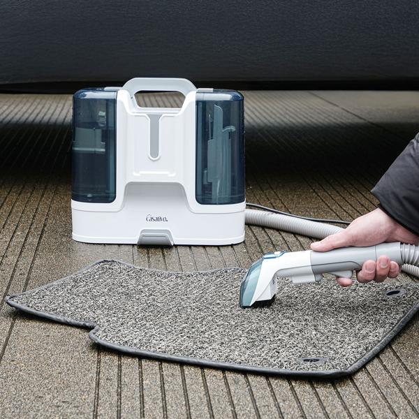 Polsterreinigungsset: 450-Watt-Waschsauger & Polsterreiniger-Konzentrat für strahlend saubere Polster, Autositze und Textilien – nachhaltig & effizient