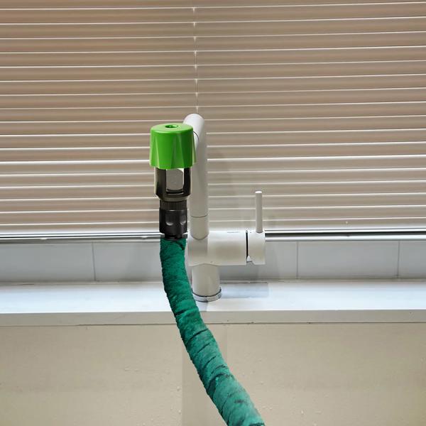 2er-Set Universal Wasserhahn Adapter: Macht jeden Hahn zum Schlauchanschluss für Garten & Haushalt, einfach zu montieren, für flexible Bewässerung