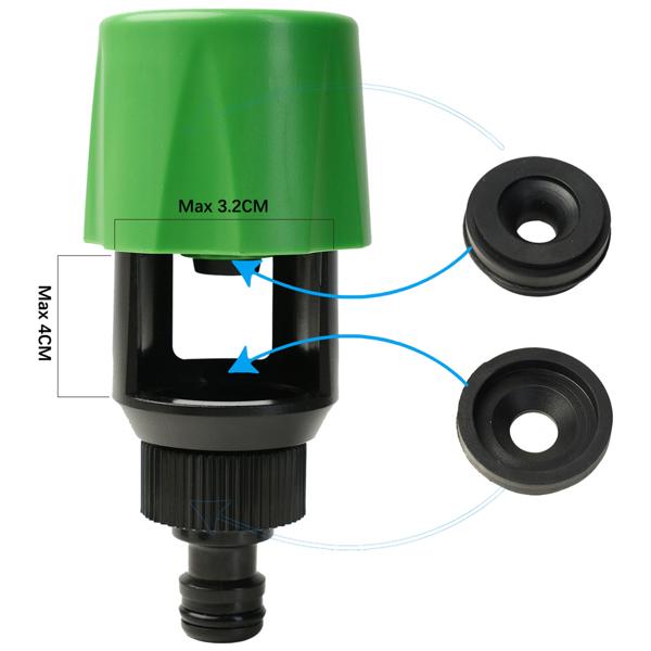 2er-Set Universal Wasserhahn Adapter: Macht jeden Hahn zum Schlauchanschluss für Garten & Haushalt, einfach zu montieren, für flexible Bewässerung