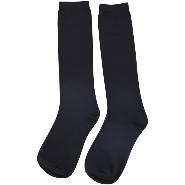 Reise-Kniestrümpfe Stützfunktion Schwarz Gr. L (43-47), 1 Paar: Gegen müde Beine & Schwellungen auf Reisen, Für leichte Beine auf jeder Fahrt