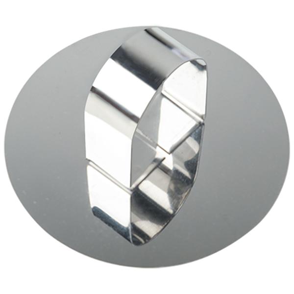 Dessert- & Speiseringe (6er-Set) Ø 8 cm mit Heber & Stampfer – Profi-Anrichtringe aus rostfreiem Edelstahl für kreative Gerichte