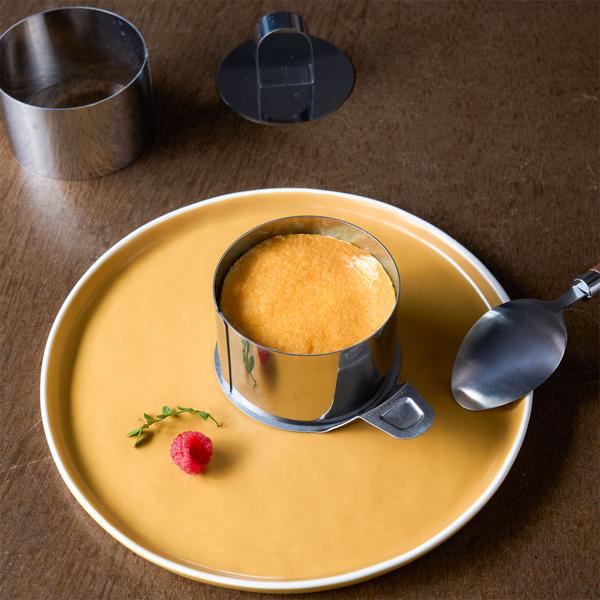 Dessert- & Speiseringe (6er-Set) Ø 8 cm mit Heber & Stampfer – Profi-Anrichtringe aus rostfreiem Edelstahl für kreative Gerichte