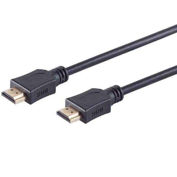 2er-Set High Speed HDMI Kabel 1,5m - UHD 4K2K (60Hz) - Vergoldete Kontakte - Ethernet-Kanal - Dreifach abgeschirmt - ARC HDCP HDR10