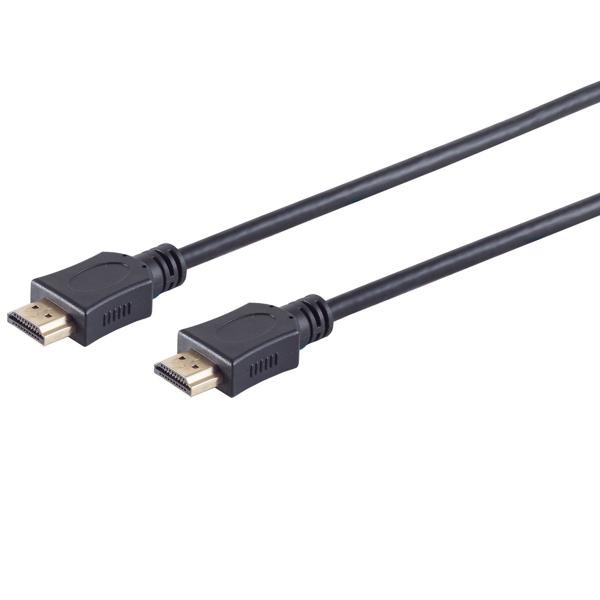 2er-Set High Speed HDMI Kabel 1,5m - UHD 4K2K (60Hz) - Vergoldete Kontakte - Ethernet-Kanal - Dreifach abgeschirmt - ARC HDCP HDR10