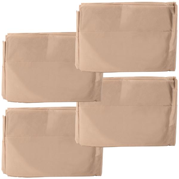 4er-Set Winterschutzvlies - Effektiver Pflanzenschutz vor Frost, Wind, Schnee & Sonne - Reissfest, UV-beständig, 5x1.5m - Zuschneidbar, luft-, wasser- & lichtdurchlässig