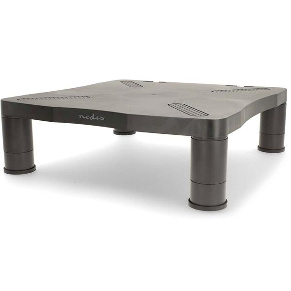 Monitorständer mit anpassbarer Höhe, Bildschirmständer und Laptop-Erhöhung für Arbeitsplatz, Homeoffice, Büro