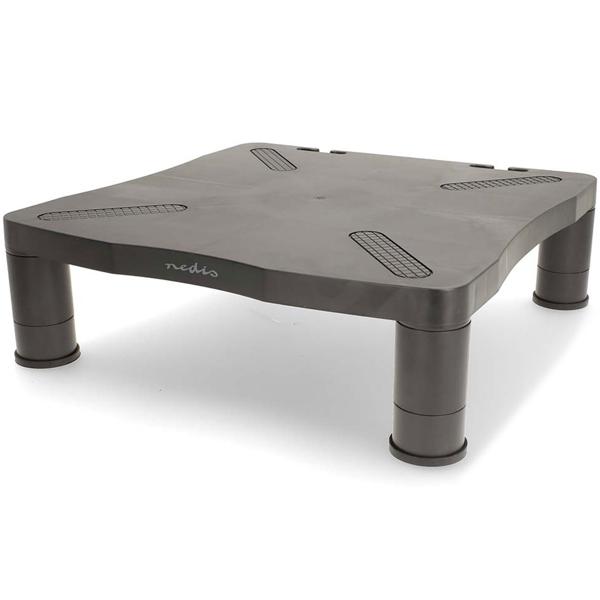 Monitorständer mit anpassbarer Höhe, Bildschirmständer und Laptop-Erhöhung für Arbeitsplatz, Homeoffice, Büro