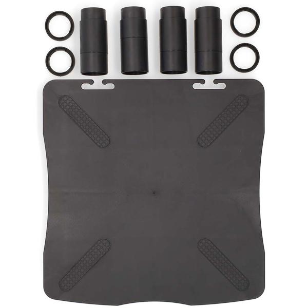 Monitorständer mit anpassbarer Höhe, Bildschirmständer und Laptop-Erhöhung für Arbeitsplatz, Homeoffice, Büro