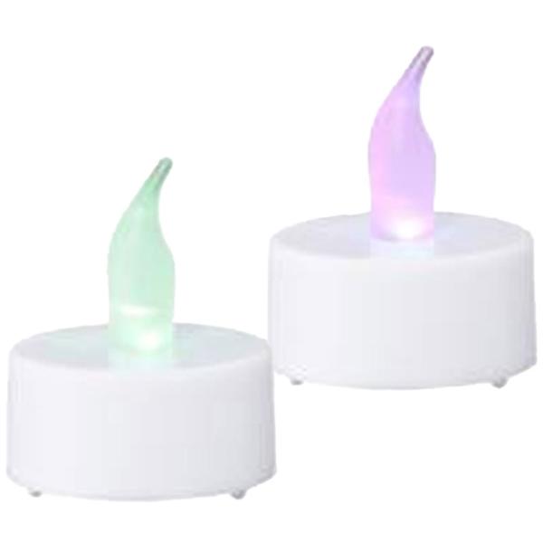 Flackerndes LED-Teelicht 8er-Set - Sanfter Farbwechsel & 6h Timerfunktion - Ø 4cm, batteriebetrieben mit CR2032 - Ideal für sichere Dekoration Herbst, Winter, Weihnachten & Partys