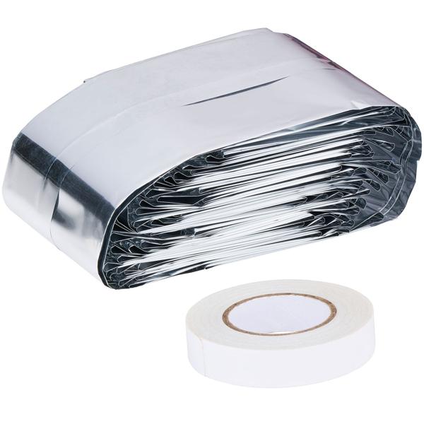 Heizkörper-Reflexionsfolie - Reduziert Heizkosten, gleichmässige Wärmestrahlung, Thermofolie mit Klebeband, 750x50cm - PET Material, zuschneidbar, ohne Bohren