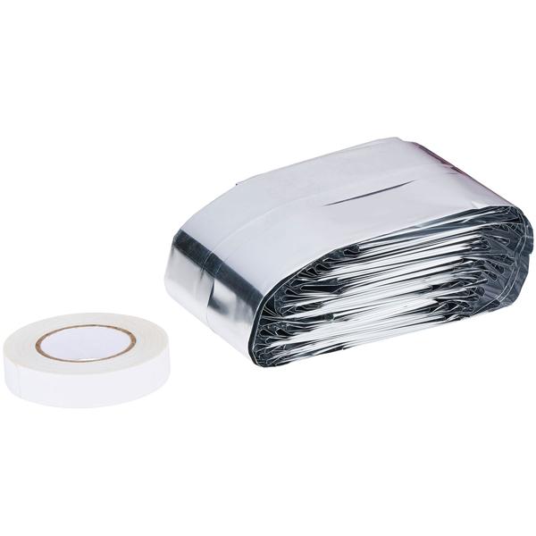 Heizkörper-Reflexionsfolie - Reduziert Heizkosten, gleichmässige Wärmestrahlung, Thermofolie mit Klebeband, 750x50cm - PET Material, zuschneidbar, ohne Bohren