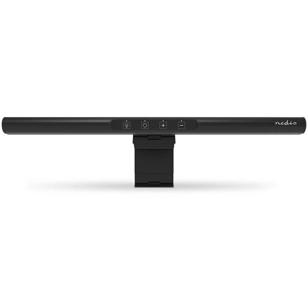 Aluminium LED-Monitorlichtleiste: 5 Farbtemperaturen, dimmbar - augenschonend & angenehmes Arbeit - Blendfreie LED-Beleuchtung für Laptops-Bildschirme