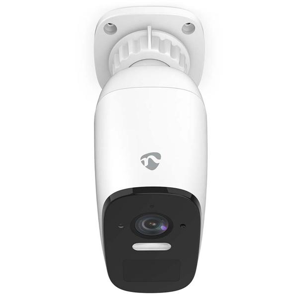 4MP Quad HD Akku-Überwachungskamera: 120° Weitwinkel, Nachtsicht, Scheinwerfer, IP66, App – Kabellose Outdoor-Sicherheit