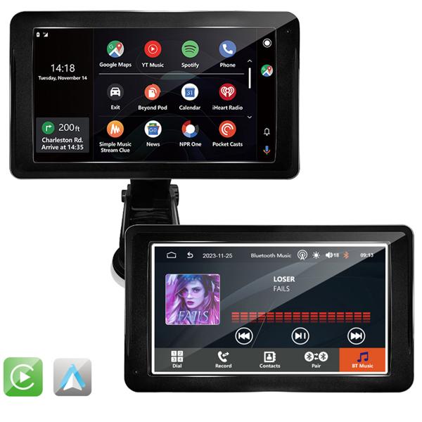7’’ Wireless CarPlay & Android Auto Touchscreen, Bluetooth, Halterung – Kabellose Verbindung für Smartphone-Integration im Auto