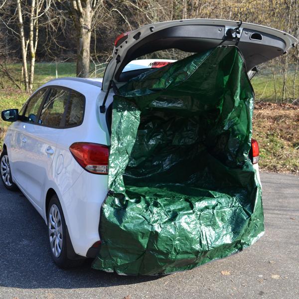 XXL Kofferraum-Transport-Schutzplane für Auto, Kombis & SUV, 175 x 125 x 70 cm, effektiver Schutz vor Kratzern, Schmutz & Beschädigung