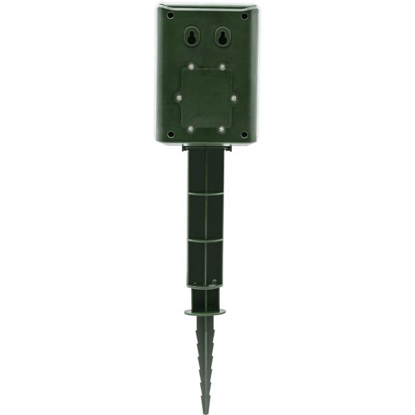 Effektiver Ultraschall Tiervertreiber, Tierabwehr m. PIR-Bewegungsmelder, bis 60 m², vertreibt Hunde, Katzen, Kleintiere, Vögel, Marder