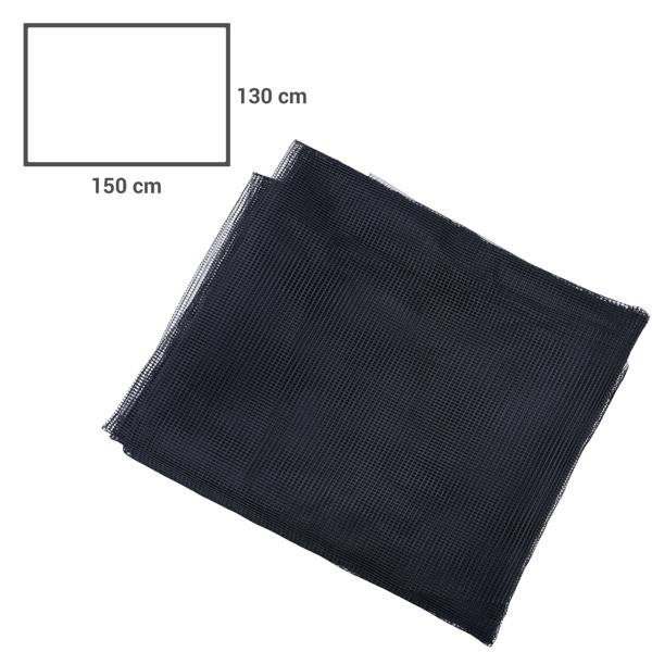 Fliegennetz für Fenster bis 130 x 150 cm, Fliegengitter individuell zuschneidbar PLUS 6m Klettband - Mückenschutz ohne Bohren