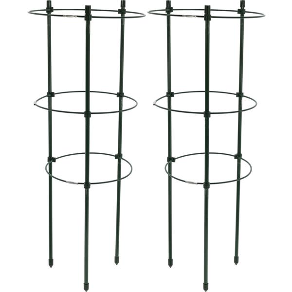 2er-Set Stabile Pflanzenstütze, rund, 45 x Ø 18 cm, für kletternde Pflanzen & Blumen, Robuste Rankhilfe für Garten, Balkon & Zimmerpflanzen