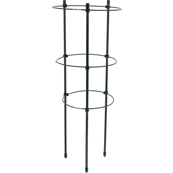 2er-Set Pflanzenstütze rund - 60xØ21cm Rankhilfe für Tomaten & Kletterpflanzen - Ideal für Garten & Kübel - Fördert gesundes Wachstum & Ernte