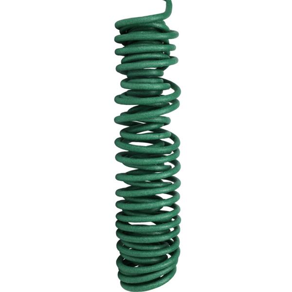 2er-Set Blumendraht Soft 10m - Pflanzenfixierung, Zaunbau, Basteln - Robuster, witterungsbeständiger Eisendraht Ø 1mm mit PE-Schaumüberzug - Grün