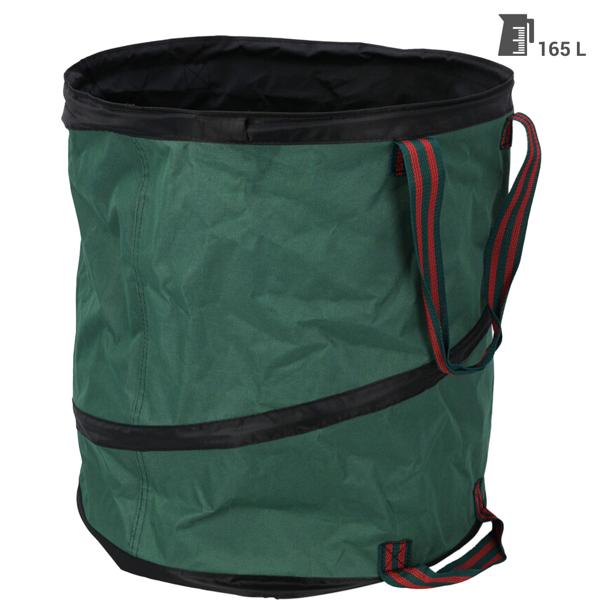 Robustes Garten-Abfallsack-Set: 85 l & 165 l Pop-Up Säcke, grün. Praktische Helfer für Gartenarbeit, stabil & platzsparend