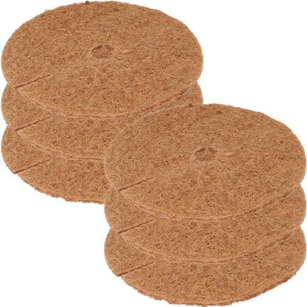 Effektives 6er-Set Frostschutz Kokosmatten (Ø 25cm) für Topfpflanzen: Optimaler Winterschutz vor Kälte & Frost, Natürlich, atmungsaktiv & wiederverwendbar für gesunde Pflanzen