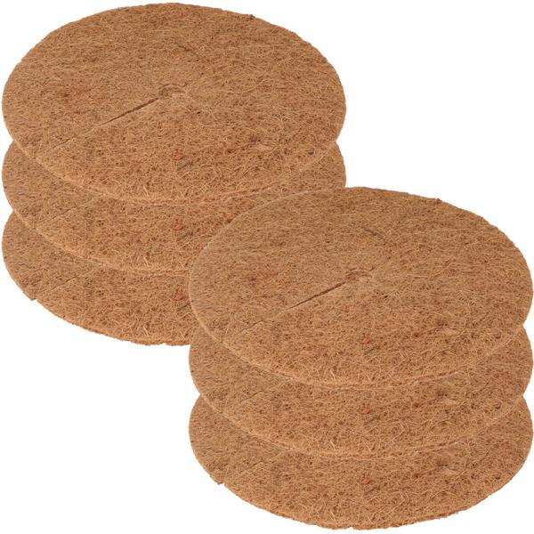 Effektives 6er-Set Frostschutz Kokosmatten (Ø 35cm) für Topfpflanzen: Optimaler Winterschutz vor Kälte & Frost, Natürlich, atmungsaktiv & wiederverwendbar für gesunde Pflanzen