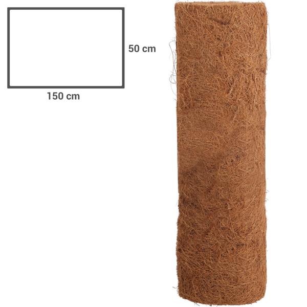 4er-Set Kokos Pflanzenschutzmatte (150x50cm): Effektiver Schutz vor Unkraut, Frost & Austrocknung, umweltfreundlich & ideal für Beete, Töpfe & Hochbeete