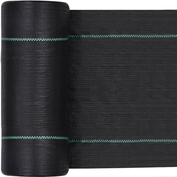 2er-Set Reissfeste Anti Unkraut Folie, 1 x 10 m, wasserdurchlässig & UV-beständig, für Beete & Wege, dauerhafter Schutz vor Unkrautwuchs