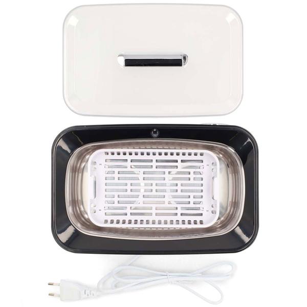 Professioneller Ultraschallreiniger 1800ml: 43kHz, 3 Reinigungsmodi, weiss-schwarz – leistungsstarkes Ultraschallbad für perfekte Ergebnisse