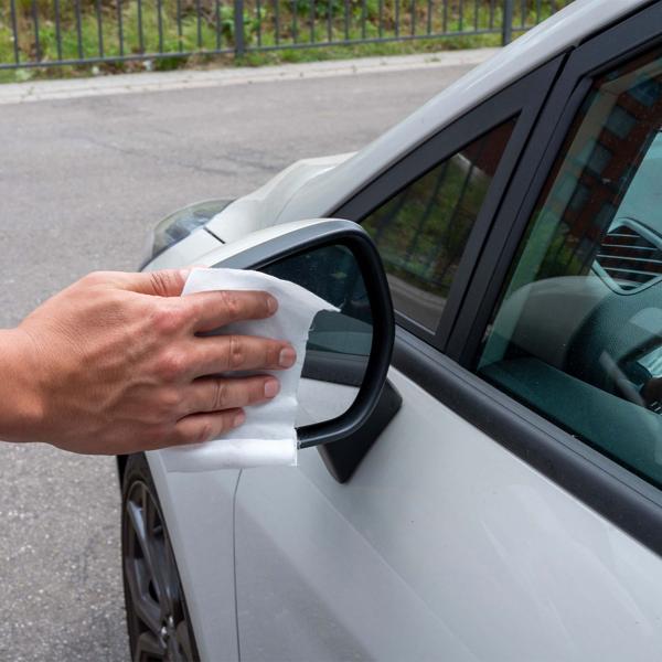 Auto Scheibenreinigungstücher 40 Tücher - streifenlose Fensterreiniger für PKW/SUV - schnell, einfach, sauber - entfernt Schmutz ohne Rückstände