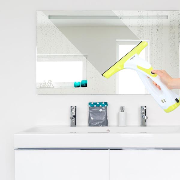 Elektrischer Fensterabzieher mit Akku, 28cm: Schnelle & streifenfreie Scheibenreinigung, für Fenster & glatte Flächen, Zeitsparende Lösung