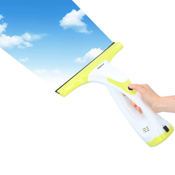 Elektrischer Fensterabzieher mit Akku, 28cm: Schnelle & streifenfreie Scheibenreinigung, für Fenster & glatte Flächen, Zeitsparende Lösung