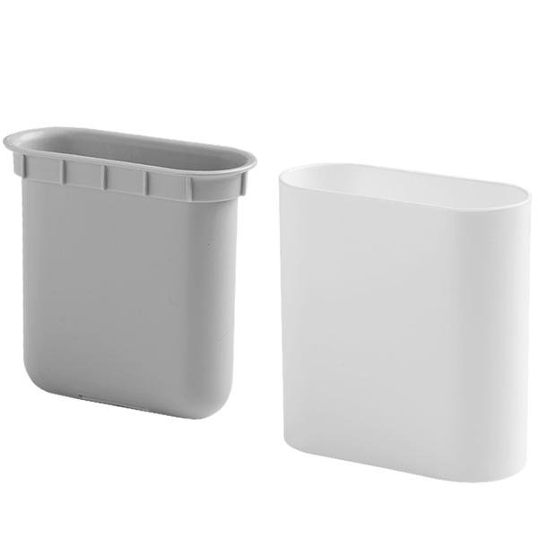 2er-Set WC-Bürste mit Silikonborsten, 2 Toilettenbürsten inkl. Bürstenhalter, weiss/grau, schnell trocknend, die effizientere Art der Toiletten Hygiene