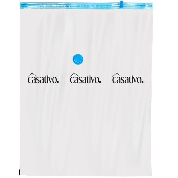 3er-Set Vakuumbeutel L, 60x80 cm - Platzsparende Kompression mit Staubsauger - Kleiderbeutel Schutz vor Staub, Falten, Motten, Feuchtigkeit & Gerüchen