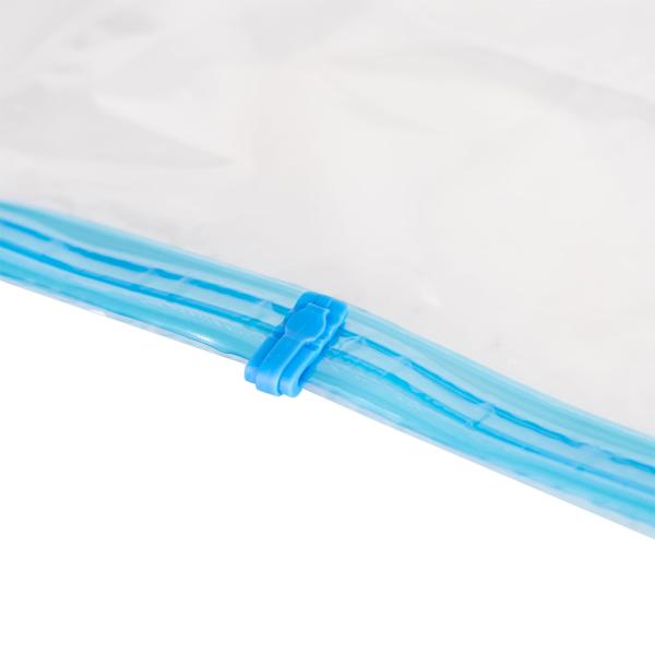 6er-Set platzsparende Vakuumbeutel L, 60 x 80 cm, Kompression mit dem Staubsauger, Aufbewahrungssäcke Saisonkleidung, Bettdecken und Bezüge