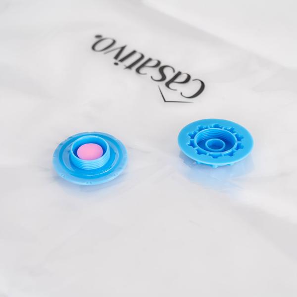 6er-Set platzsparende Vakuumbeutel L, 60 x 80 cm, Kompression mit dem Staubsauger, Aufbewahrungssäcke Saisonkleidung, Bettdecken und Bezüge