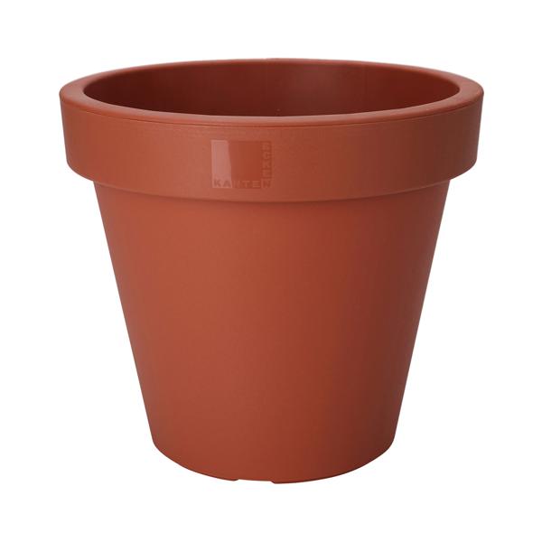 3er-Set Runde Blumentöpfe, Terracotta, 100% recyclebar – Umweltfreundliche Pflanztöpfe, 3 Grössen, nachhaltig & robust