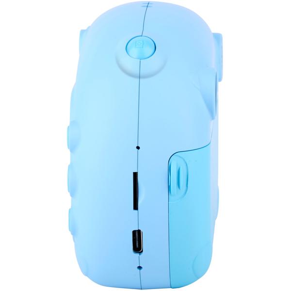 Sofortbildkamera blau - druckt Fotos direkt - 12 MP Foto- & 1080p Videofunktion - 2 Papierrollen - 2.4" HD-Bildschirm - 5 Spiele - 1200 mAh Akku