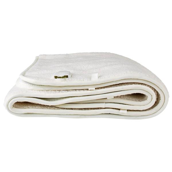 Kuscheliges Wärmeunterbett – elektrische Heizdecke 150 x 80 cm mit Überhitzungsschutz, 3 Wärmestufen & schnellem Aufheizen