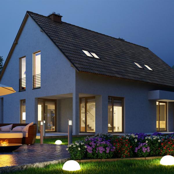 3er-Set Solarleuchten mit Erdspiess - Farbwechselfunktion - 5 Bodenleuchten Ø15cm - IP44 Spritzwasserschutz - 6-8h Leuchtdauer