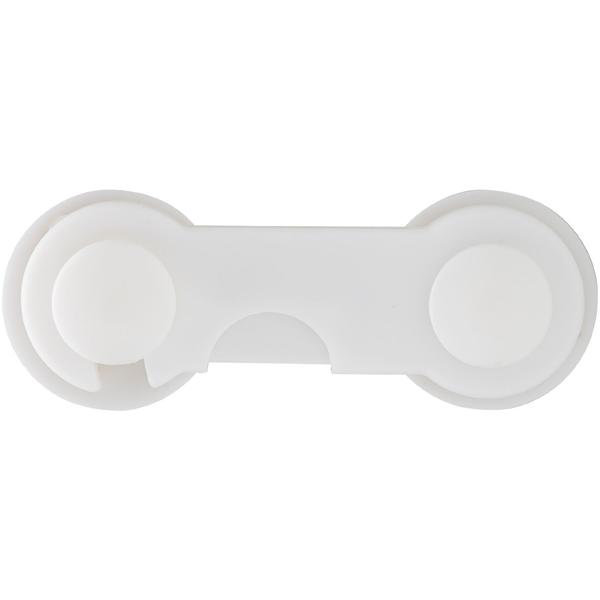 Baby-Sicherungen klebend (10er-Set) – Kindersicherung für Schubladen, Schranktüren & Vitrinen – Mit 3M-Klebepads, weiss