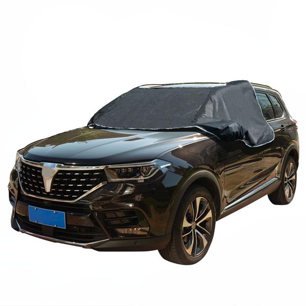 3er-Set Autoscheibenabdeckung - Seitenscheibenschutz, Magnet-Befestigung, universell passend - 270x94 cm - Winter & Sommer UV-Schutz