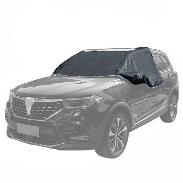 3er-Set Autoscheibenabdeckung - Seitenscheibenschutz, Magnet-Befestigung, universell passend - 270x94 cm - Winter & Sommer UV-Schutz