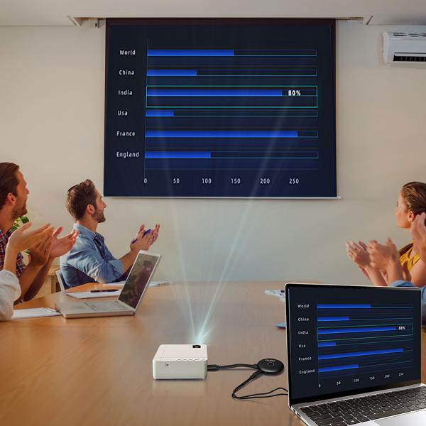 WLAN HDMI 4K Streaming-Empfänger Dongle, Drahtloser SmartMedia Player, AirPlay, DLNA, Miracast, iOS, MacOS, Airplay, Android, für TV, Monitor, Beamer
