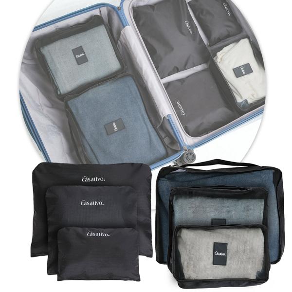 Vielseitige Organizer-Taschen (6er-Set) für Koffer, Rucksack & Reisetasche: Für strukturiertes Packen, kompakt, leicht & ideal für Reisen